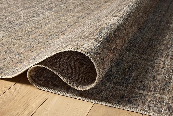 Loloi Amber Lewis Molly Collection MOL-04 Navy/Blush 2'-3" x 3'-10" Low Pile Accent Rug