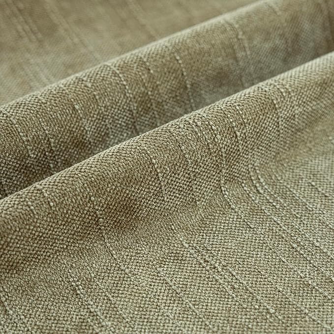 Foindtower Pack of 2 Soft Textured Chenille Throw Decorative Pillow Covers Square Accent Solid Cushion Cover Cozy Neutral Farmhouse Pillow Case for Couch Sofa Bedroom Living Room 18x18 Inch,Sage Green