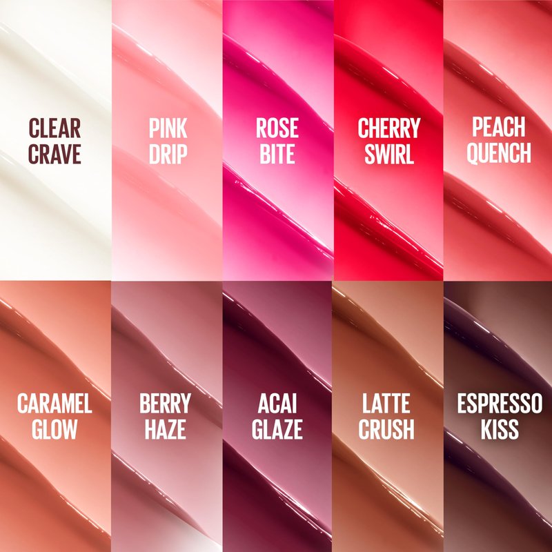MAYBELLINE Lifter Glaze Oil Balm with Hyaluronic Acid and Hydrating Oil Blend, Lip Balm with 24HRs of Smooth, Moisturizing Shine, Clear Crave (Crystal Clear)