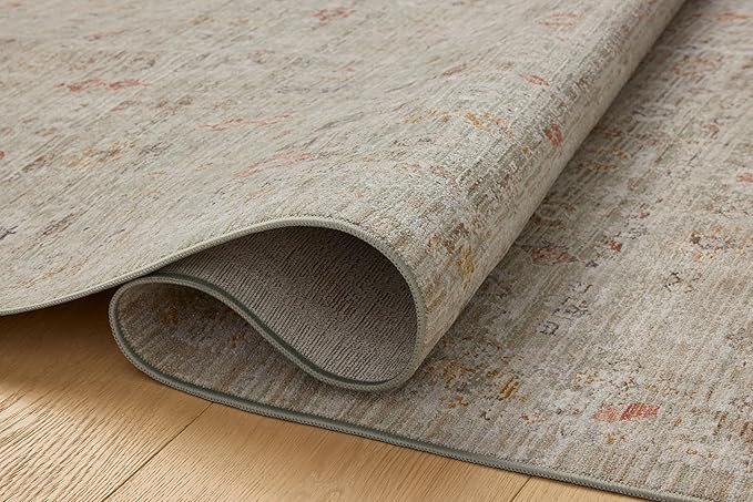 Loloi Chris Loves Julia Ida Collection IDA-04 Spa/Multi 6'-3" x 9'-4", .19" Pile Height, Area Rug