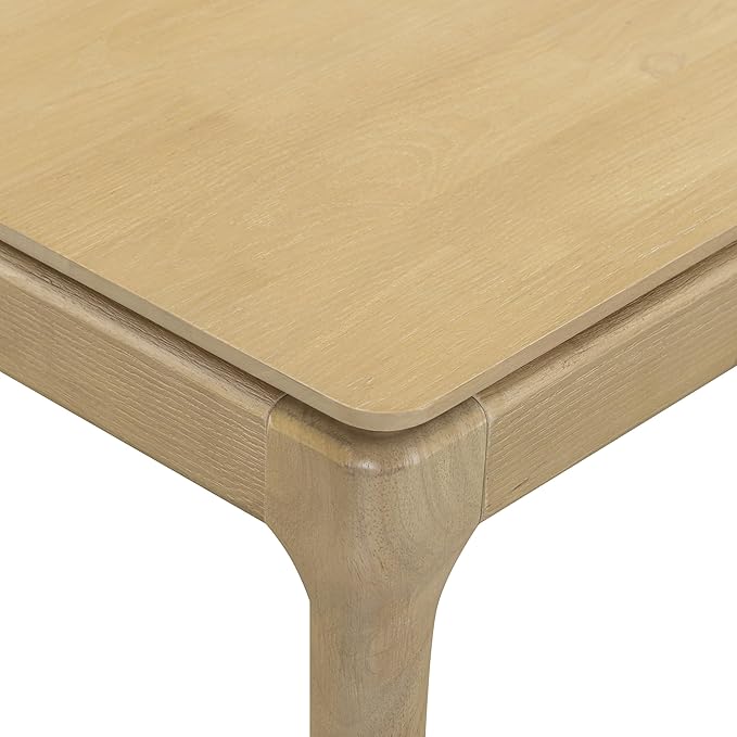 NTC Mingle 47-Inch Console Table, Modern Solid Wood Entryway Table with Hidden Drawer, Waterproof & Heat Resistant, Narrow Table for Hallway, Living Room & Foyer, Sand