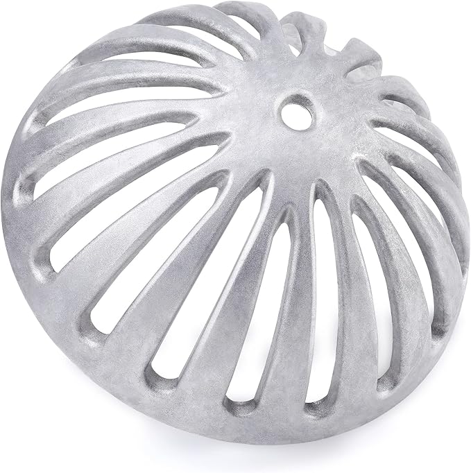 Heavy Duty Aluminum Floor Drain Cover, Floor Drain Strainer, Floor Sink Strainer, Dome Drain Cover for Restaurant, Home, Garden, Kitchen, Bar, Buffet or Food Service, 5-1/2" W x 2-1/4"H(1PCS)