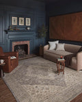 Loloi Magnolia Home by Joanna Gaines Junie Collection JUE-05 Denim/Natural 2'-0" x 3'-0", .38" Pile Height, Accent Rug