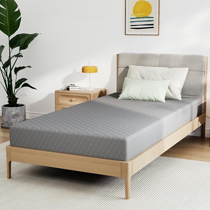 Novilla Full Size Mattress, 5 Inch Mattress Full Size Memory Foam with Gel-Infused & Airflow Wave-Cut Foam for Cool Touch & Pressure Relieving Mattresses in a Box CertiPUR-US Certified