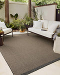 Loloi Chris Loves Julia Providence Collection PRC-03 Wheat/Charcoal 7'-6" x 10', .12" Pile Height, Indoor/Outdoor Area Rug