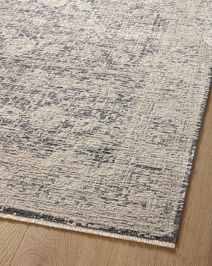 Loloi Amber Lewis Alie Collection ALE-05 Charcoal/Beige 2'-7" x 7'-9", .13" Pile Height, Runner Rug