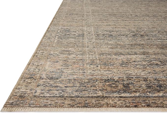 Loloi Amber Lewis Molly Collection MOL-04 Navy/Blush 2'-3" x 3'-10" Low Pile Accent Rug