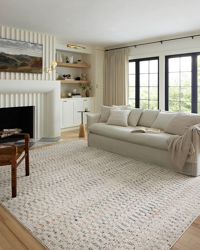 Loloi Kamala Collection KAM-05 Grey/Multi 5'-3" x 7'-9" Area Rug