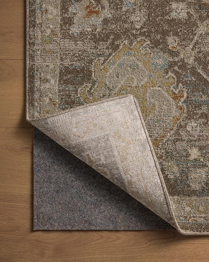 Loloi Magnolia Home by Joanna Gaines Mona Collection MOA-02 BARK/Multi 2'-6" x 8'-0" Runner Rug