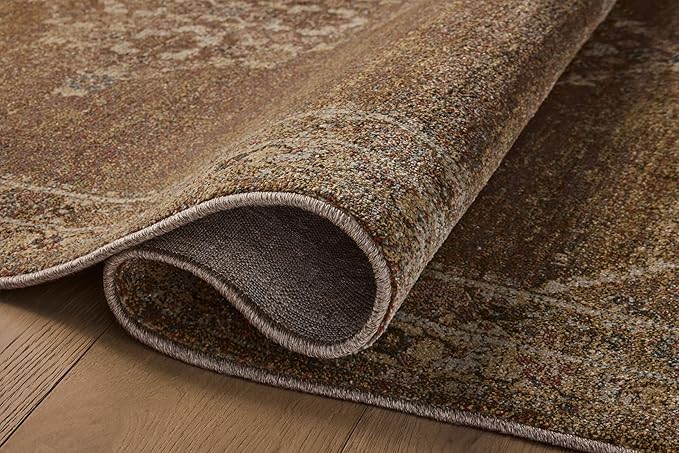 Loloi Magnolia Home by Joanna Gaines Mona Collection MOA-04 Sunset/Natural 2'-6" x 4'-0" Accent Rug