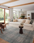Loloi Angela Rose Ember Collection EMB-09 Denim/Charcoal 2'-3" x 3'-10" Accent Rug