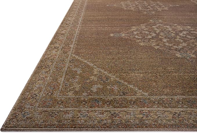 Loloi Magnolia Home by Joanna Gaines Mona Collection MOA-04 Sunset/Natural 2'-6" x 4'-0" Accent Rug