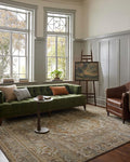 Loloi Magnolia Home by Joanna Gaines Mona Collection MOA-01 BARK/Sunrise 2'-6" x 4'-0" Accent Rug