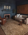 Loloi Magnolia Home by Joanna Gaines Junie Collection JUE-01 Clay/Natural 5'-3" x 7'-6", .38" Pile Height, Area Rug