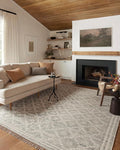 Loloi Angela Rose Rivers Collection RIV-02 Lagoon/Ivory 7'-9" x 9'-9" Reversible Area Rug