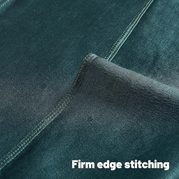 FUTEI Dark Green Chenille Decorative Throw Pillow Covers 16x16 Inch Set of 2,Soft Embossed Striped Textured Cushion Case,Modern Home Decor for Couch Bed Living Room
