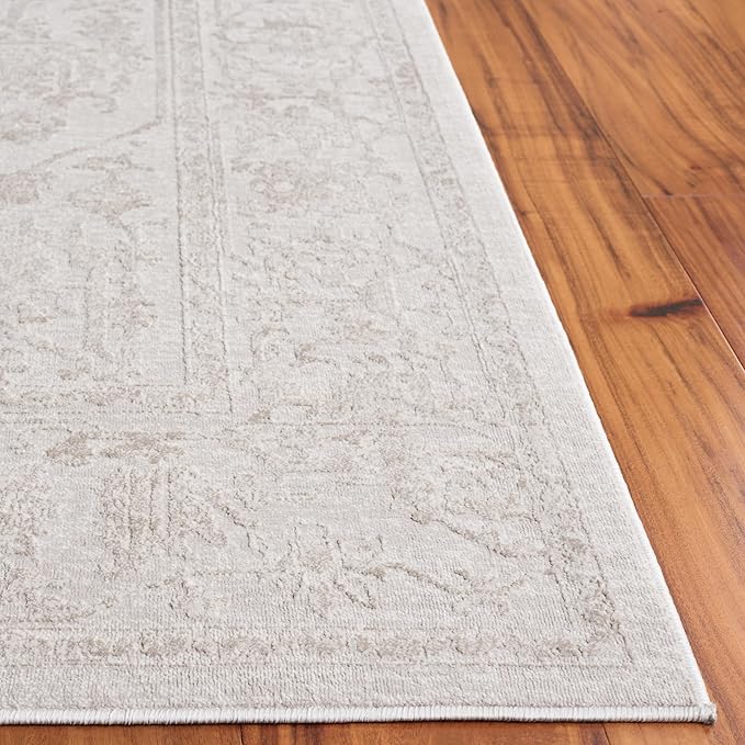 SAFAVIEH Reflection Collection Accent Rug - 2'3" x 4', Cream & Ivory, Non-Shedding & Easy Cleaning, Ideal for Entryway, Living Room, Bedroom (RFT665D)