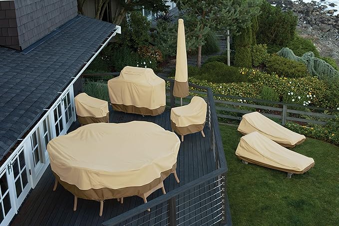 Classic Accessories Veranda Water-Resistant 60 Inch Patio Bench Cover, Patio Furniture Covers