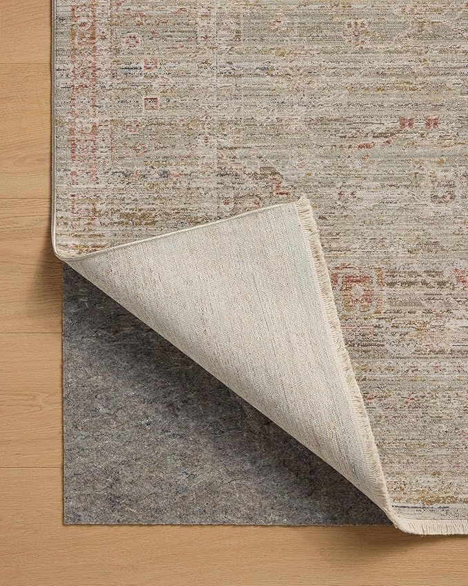 Loloi Chris Loves Julia Ida Collection IDA-05 Spa/Sunrise 2'-7" x 8'-0", .19" Pile Height, Runner Rug