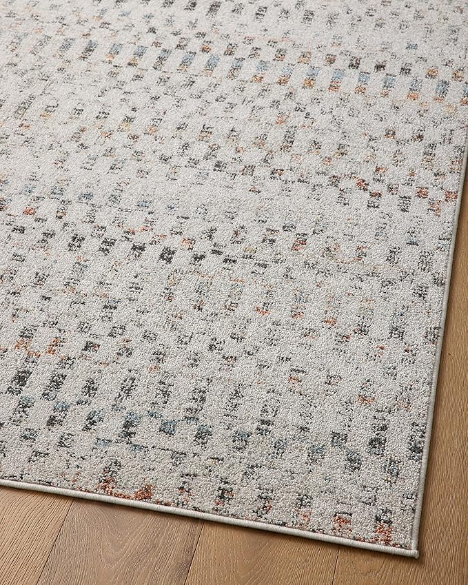 Loloi Kamala Collection KAM-05 Grey/Multi 5'-3" x 7'-9" Area Rug