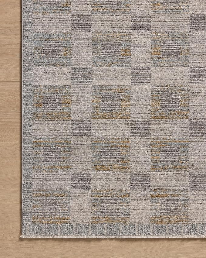 Loloi Amber Lewis Cali Collection CIL-07 Mist/Wheat 3'-6" x 5'-6", .25" Pile Height, Accent Rug