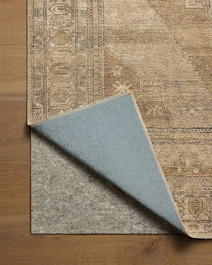 Loloi Amber Lewis Cambria Collection CBR-03 Taupe/Antique Bronze 7'-6" x 9'-6" Area Rug Jute, Neutral, Vintage Style, Antique Tone, Living, Bedroom, Dining, Carpet