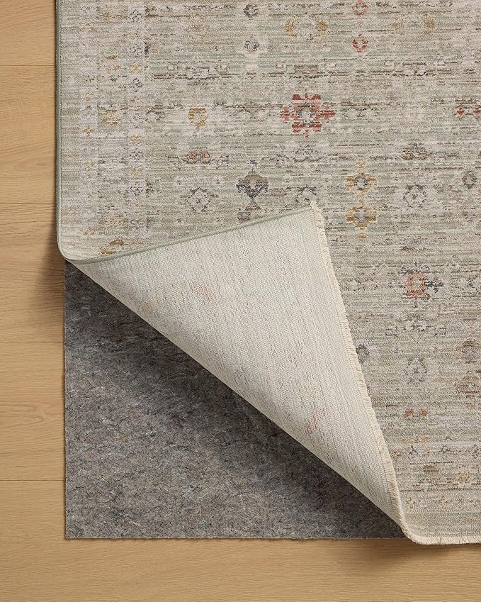 Loloi Chris Loves Julia Ida Collection IDA-04 Spa/Multi 6'-3" x 9'-4", .19" Pile Height, Area Rug