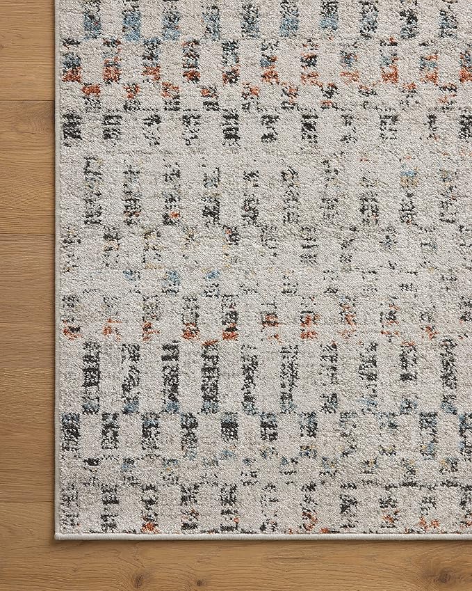 Loloi Kamala Collection KAM-05 Grey/Multi 5'-3" x 7'-9" Area Rug